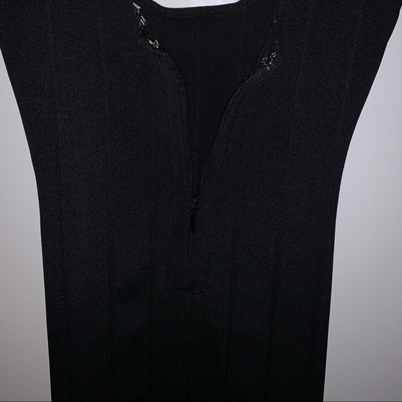 Fashion Nova Black Knit Dress Size L - Picture 5 of 6
